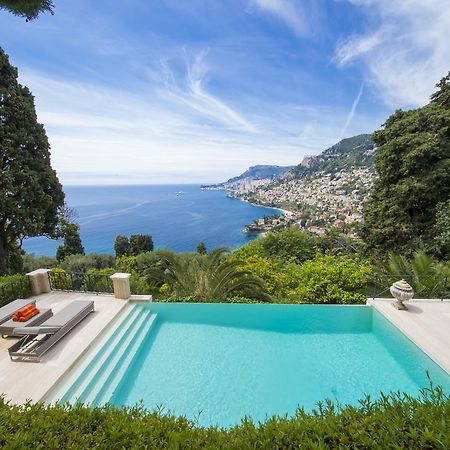 Luxurious Villa Overlooking Monaco Rocabruna Exterior foto