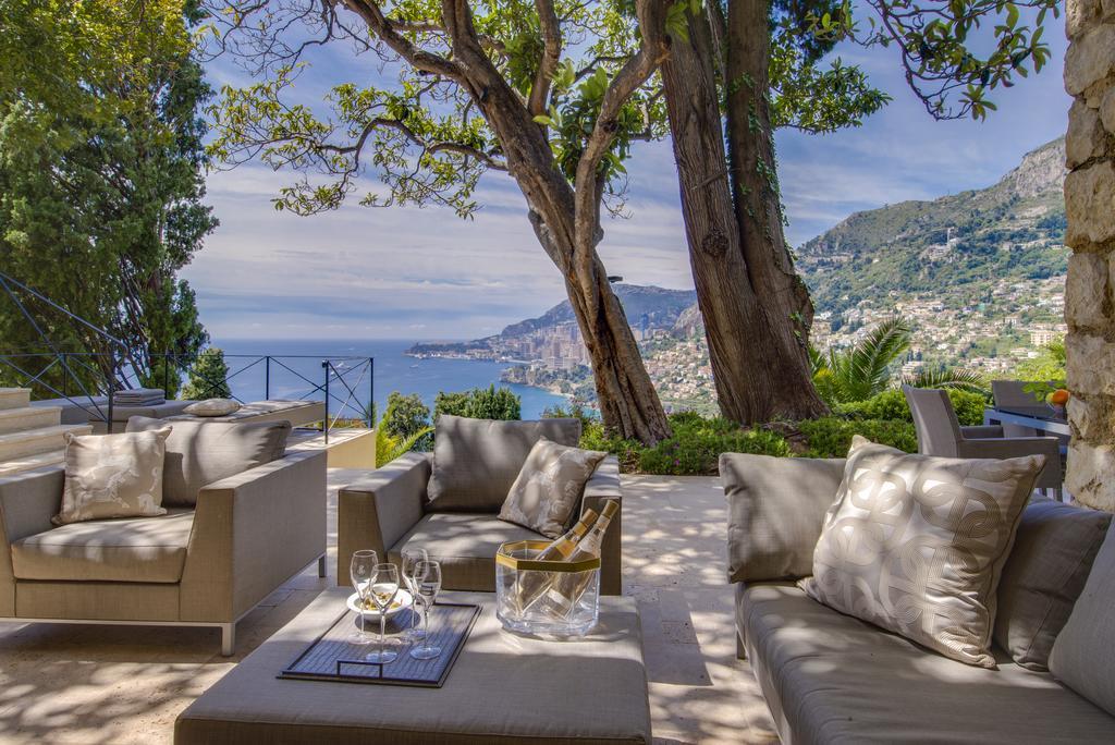 Luxurious Villa Overlooking Monaco Rocabruna Exterior foto