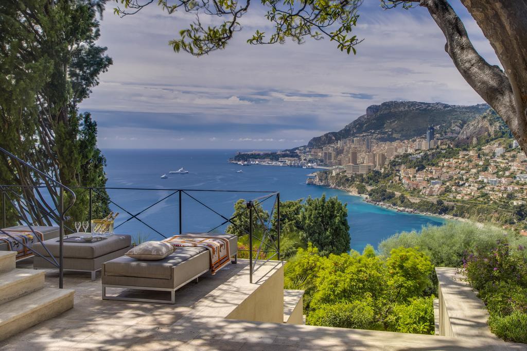 Luxurious Villa Overlooking Monaco Rocabruna Exterior foto